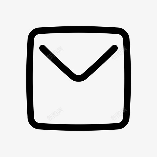 电子邮件商务信封图标svg_新图网 https://ixintu.com 信封 商务 图标 圆形 收件箱 流行 电子邮件 线条