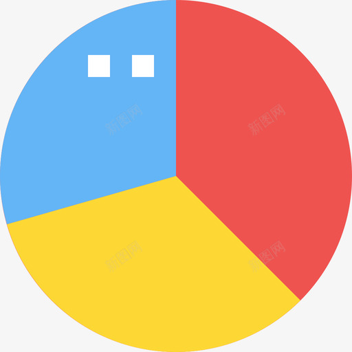饼图统计图和图表2平面图图标svg_新图网 https://ixintu.com 图表 平面图 统计 饼图