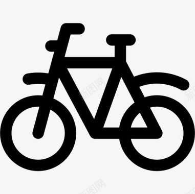 自行车可持续能源30线性图标图标