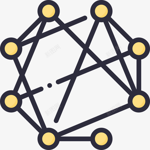 节点加密货币80线性颜色图标svg_新图网 https://ixintu.com 加密 线性 节点 货币 颜色