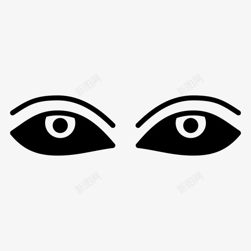 眼睛漂亮的眼睛大眼睛图标svg_新图网 https://ixintu.com 大眼睛 手表 漂亮的眼睛 眼睛 闪光 风景