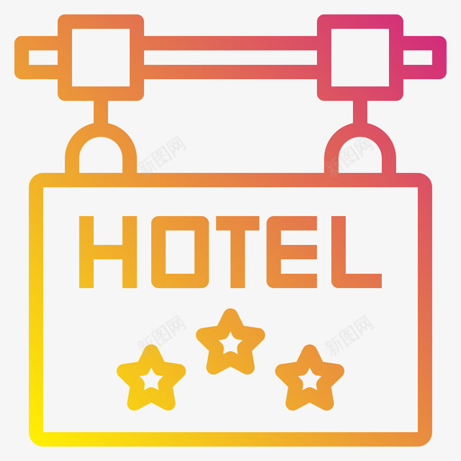 gradient185酒店图标svg_新图网 https://ixintu.com gradient 酒店