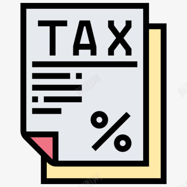 税税3线颜色图标图标