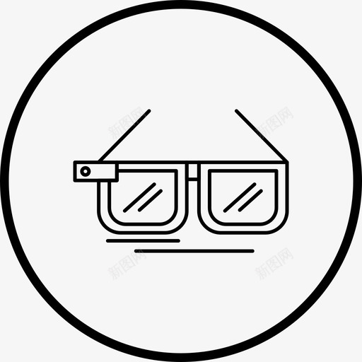 3d眼镜3d电影太阳镜图标svg_新图网 https://ixintu.com 3d电影 3d眼镜 太阳镜 线条图标