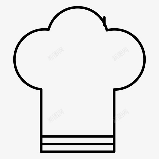 toquegoldhold图标svg_新图网 https://ixintu.com gold hold toque 厨师 厨房用品 餐厅