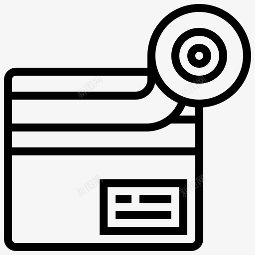 包装箱纸板图标svg_新图网 https://ixintu.com 准备 包装 纸板 装运 集装箱