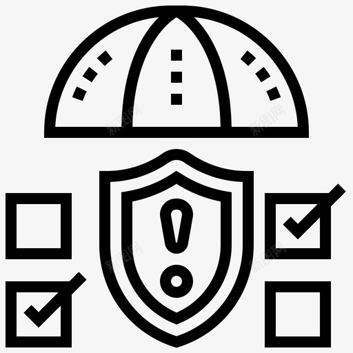 风险挑战管理图标svg_新图网 https://ixintu.com 保护 安全 挑战 管理 项目管理 风险