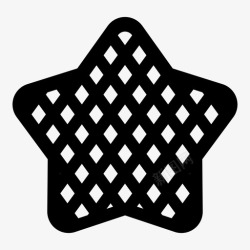 笼状灯具方形星形笼状斑片状图标高清图片