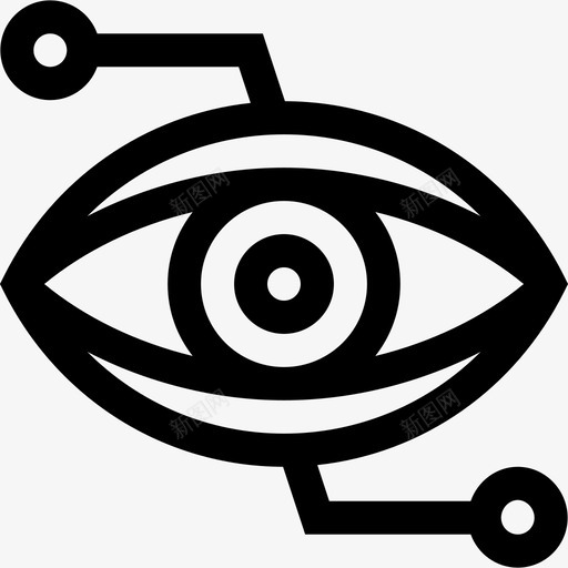 眼睛创意工具28线性图标svg_新图网 https://ixintu.com 创意 工具 眼睛 线性