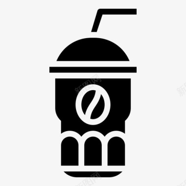 冰咖啡饮料水图标图标