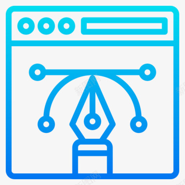 网页网页托管71渐变图标图标