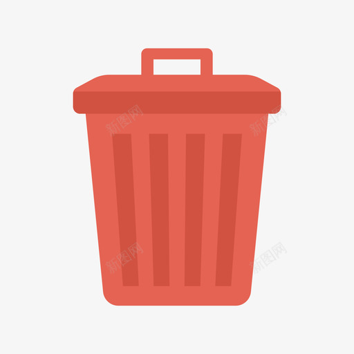 垃圾桶家用设备和电器5扁平图标svg_新图网 https://ixintu.com 垃圾桶 家用 扁平 电器 纹理垃圾桶 设备