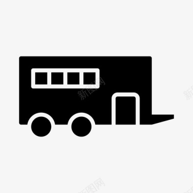 货车假日运输卡车图标图标