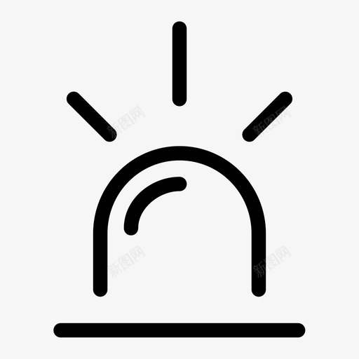 应急灯图标svg_新图网 https://ixintu.com 应急灯
