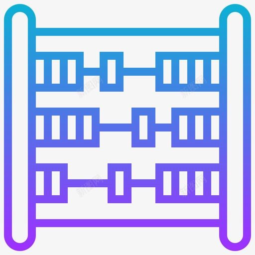 算盘税收梯度图标svg_新图网 https://ixintu.com 梯度 税收 算盘