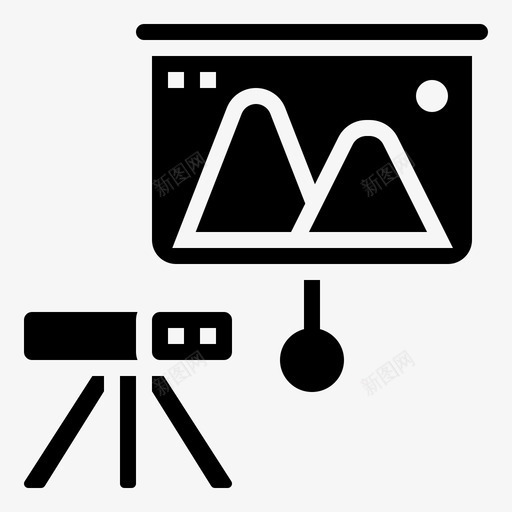 投影仪虚拟现实75字形图标svg_新图网 https://ixintu.com 字形 投影仪 虚拟现实