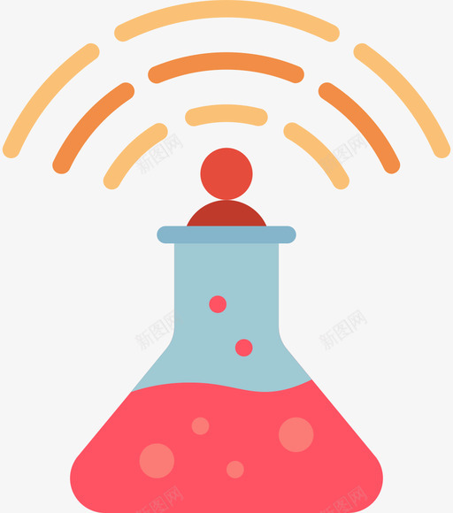 科学播客1平面图标svg_新图网 https://ixintu.com 平面 播客 科学