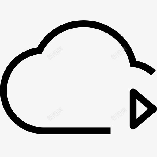 云播放svg_新图网 https://ixintu.com 云播放