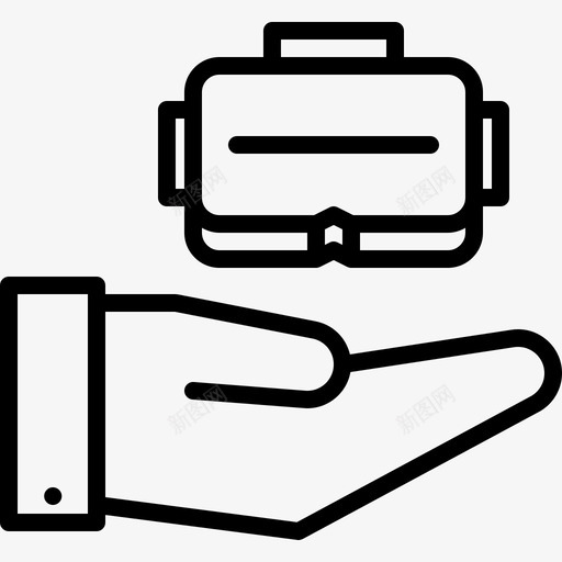 Vr眼镜虚拟现实89线性图标svg_新图网 https://ixintu.com Vr 眼镜 线性 虚拟现实