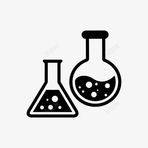 科学化学教育图标svg_新图网 https://ixintu.com 化学 教育 科学