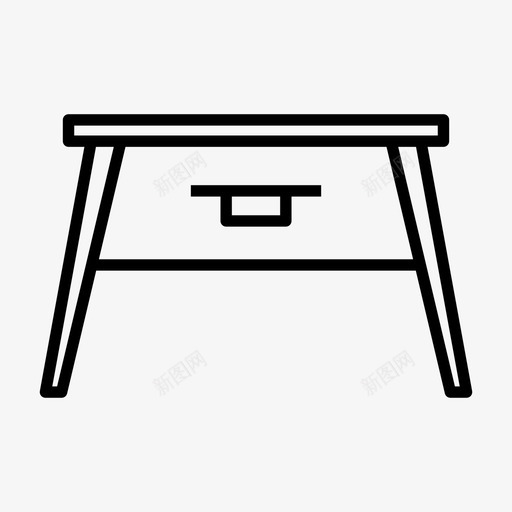 办公桌家具办公室图标svg_新图网 https://ixintu.com 办公室 办公桌 场所 家具 工作 工作场 桌子 系列 餐桌