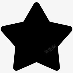 bbg评价星实心评价-五星-实心高清图片