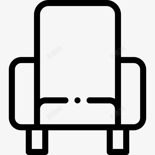 扶手椅电影工业13线性图标svg_新图网 https://ixintu.com 工业 扶手 电影 线性