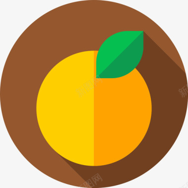 橙色摩洛哥6扁平图标图标