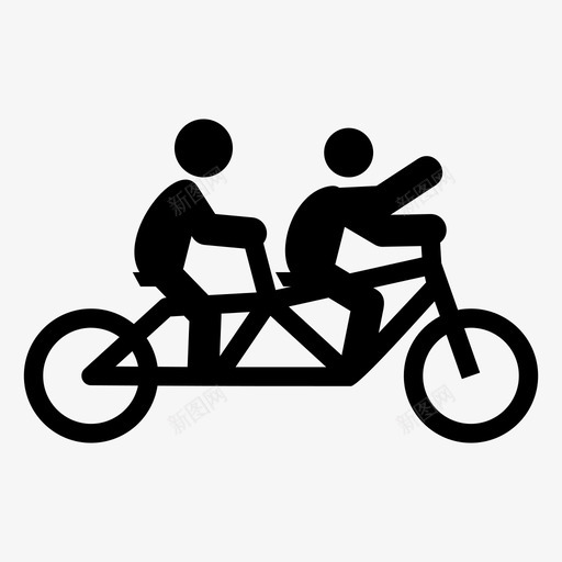 骑自行车健身健康图标svg_新图网 https://ixintu.com 体育活动 健康 健身 生活方式 自行车 骑行