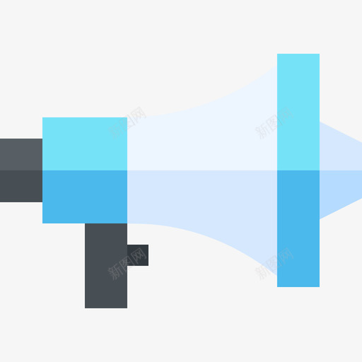 扩音器电子设备13扁平图标svg_新图网 https://ixintu.com 扁平 扩音器 电子设备