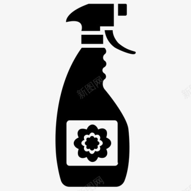 喷雾器洗涤剂喷雾瓶图标图标