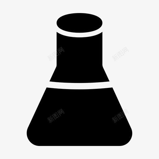 化学锥形瓶实验室图标svg_新图网 https://ixintu.com 化学 化学化 学校 实验室 科学 科学学 铭文 锥形