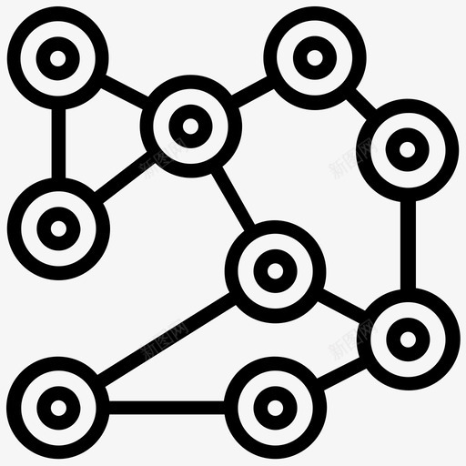 分散网络区块链分布式网络图标svg_新图网 https://ixintu.com 企业发展线图标 分布式网络 分散网络 区块链 网络连接 连锁网络