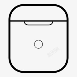 蓝牙标志苹果airpods手机壳蓝牙耳机图标高清图片