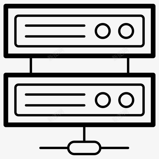 数据服务器数据中心数据网络图标svg_新图网 https://ixintu.com 共享 向量 图标 数据 数据中心 数据分析 数据库 数据网 服务器 网络