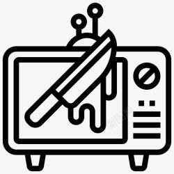 突发新闻犯罪新闻突发事件广播图标高清图片