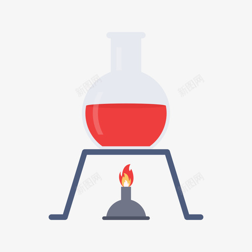 烧杯实验室科学扁平图标svg_新图网 https://ixintu.com 实验室 扁平 烧杯 科学