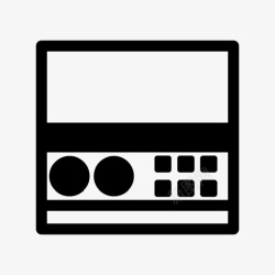 DJ控制器生日派对dj编辑工具图标高清图片