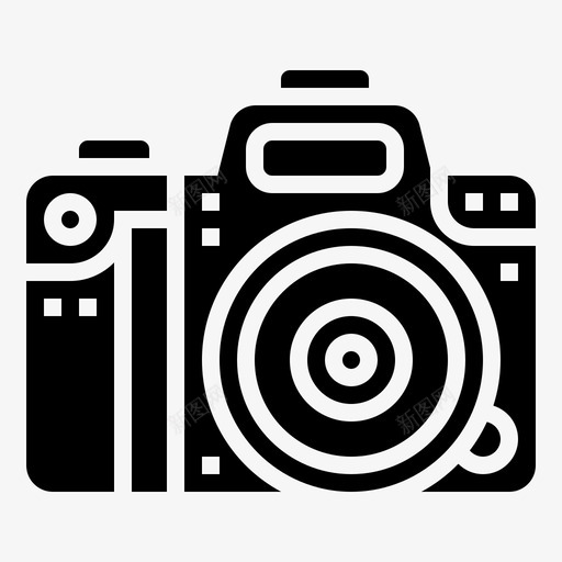 单反相机机身相机图标svg_新图网 https://ixintu.com 单反 摄影 摄影师 数码 机身 相机