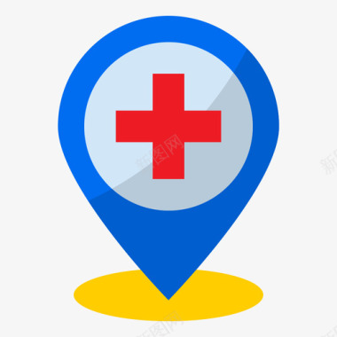 医院导航和地图4平面图图标图标