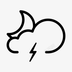 thunderstormThunderstorm Icon-2高清图片
