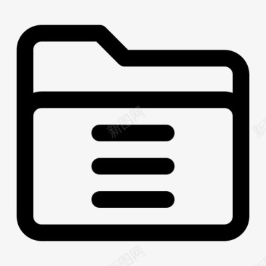 文件夹菜单文档文件图标图标