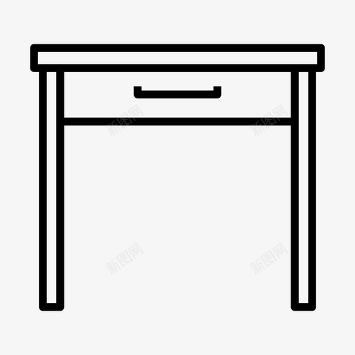 办公桌家具办公室图标svg_新图网 https://ixintu.com 办公室 办公桌 家具 工作场所 桌子 餐桌系列
