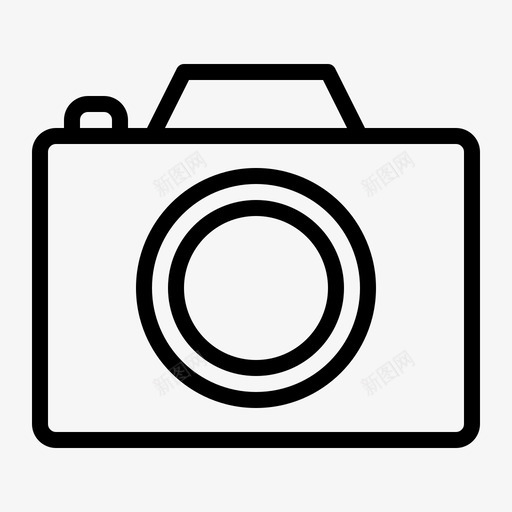 照相机照片图标svg_新图网 https://ixintu.com 位置 图片 地图 旅行 照片 照相机 轮廓