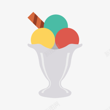 冰淇淋食品和饮料29无糖图标图标