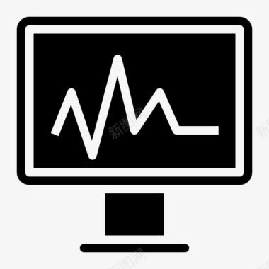 计算机办公室水平医院图标图标