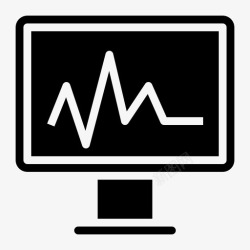 护士办公计算机办公室水平医院图标高清图片