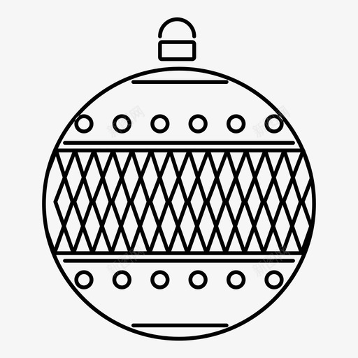 采购产品装饰球圣诞节图标svg_新图网 https://ixintu.com 产品 圣诞 圣诞节 装饰 装饰品 采购