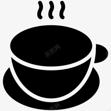 茶早餐咖啡图标图标
