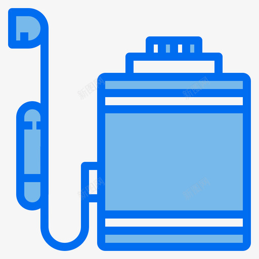 杀虫剂园艺91蓝色图标svg_新图网 https://ixintu.com 园艺 杀虫剂 蓝色